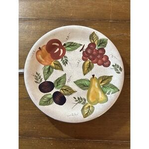 Oneida Vintage Fruit 12" Chop Plate/ Round Platter Discontinued